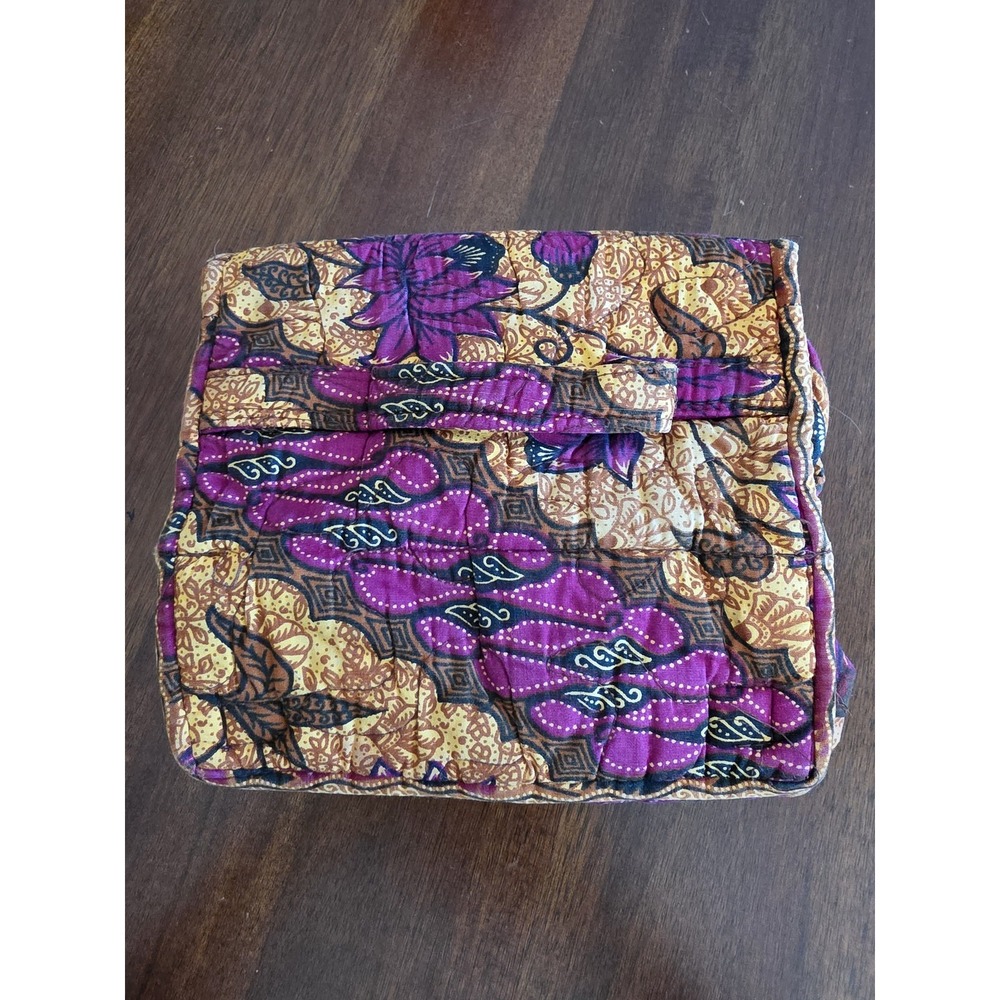 Jewelry Roll Travel Organizer Purple Yellow Brown Boho Bohemian Wrap Pouch